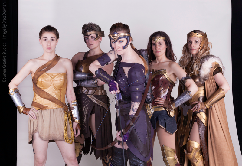 Illustration for article titled Cosplayers Create Their Own Wonder Woman Vanity Fair Shoot